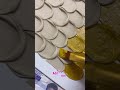 Satisfying Textured Art Tutorial | Earthy Ombre Scales 🎨 #diy #creative  #textureart #india