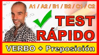 ✅TEST de VERBOS + PREPOSICIÓN | mindfulSPANISH 😉🇪🇸💃