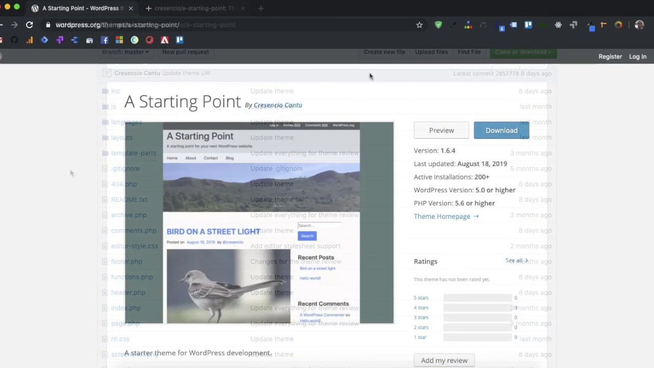 A Starting Point WordPress Theme Introduction YouTube