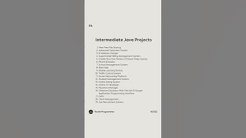 أفكار مشاريع برمجه لغه جافا