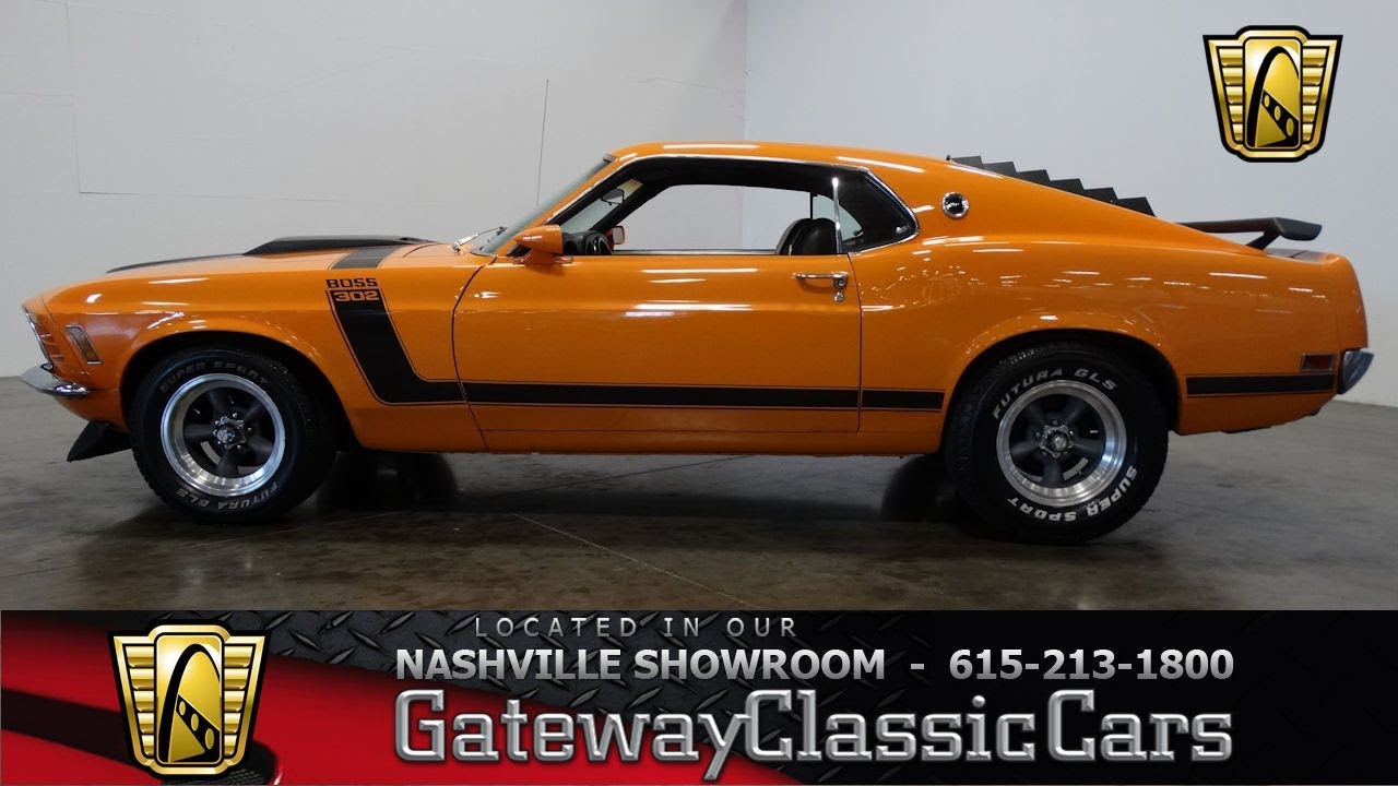 1970 Ford Mustang Boss 302 Tribute Gateway Classic Cars Nashville 576