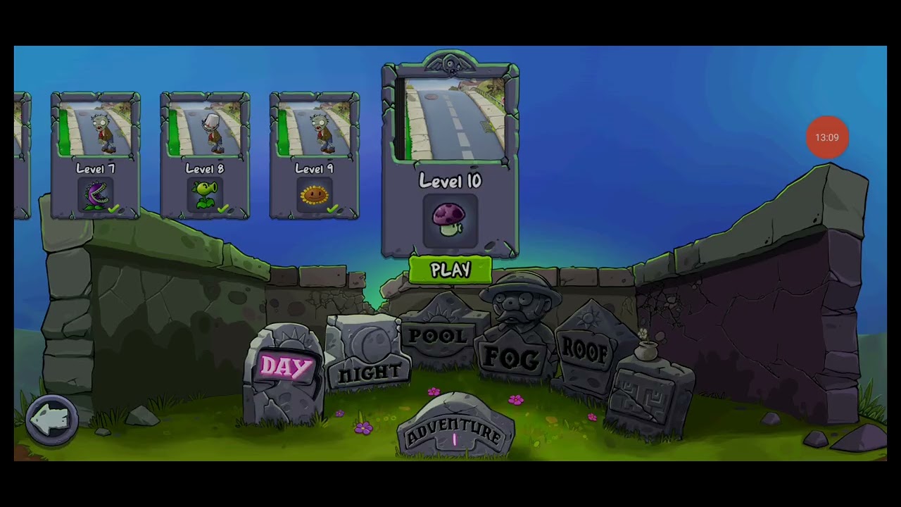 Играю в зомби против растений часть два 