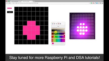 Raspberry Pi Sense HAT Game in DGLux5  Video #1