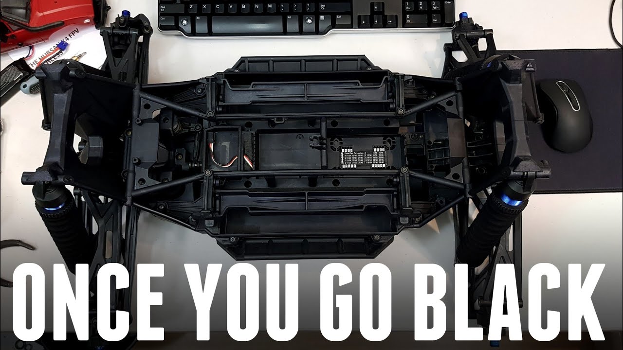 Black XMAXX Chassis. How To Dye Plastic, Super Easy With Rite Dye YouTube