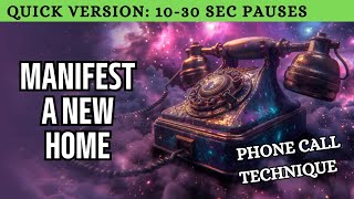 Quick Phone Call Technique by Neville Goddard - Manifest a New Home 🏡