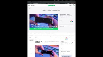 OAK-D-Lite KickStarter Hitting $1 million