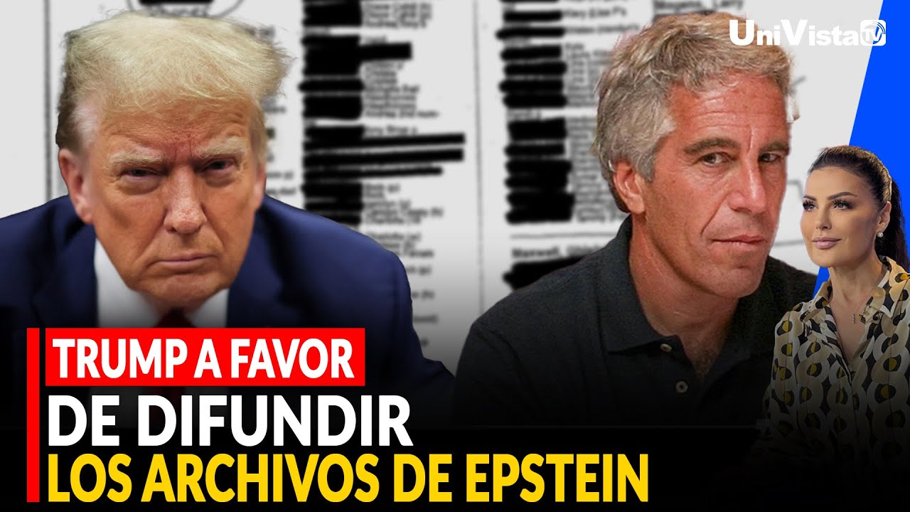 Trump a favor de difundir los Archivos de Epstein - YouTube