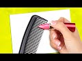 Step-by-Step Drawing Tutorial For Beginners || Easy Ways to Draw Using Household Items!