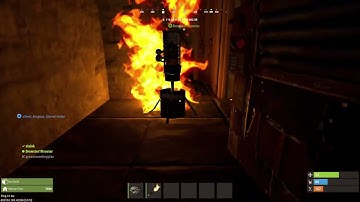 Flame Turret versus Door Camper (Rust Console Edition)
