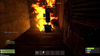 Flame Turret versus Door Camper (Rust Console Edition)