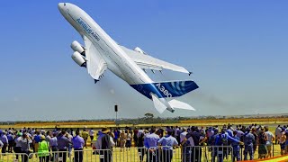 НЕВЕРОЯТНЫЙ ВЗЛЕТ Самого Большого Пассажирского Самолета в Мире