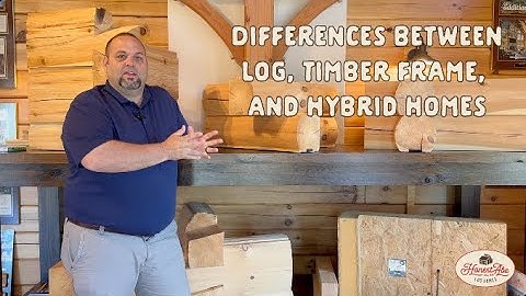 Differences Between Log, Timber Frame, and Hybrid Homes | Honest Abe Log Homes