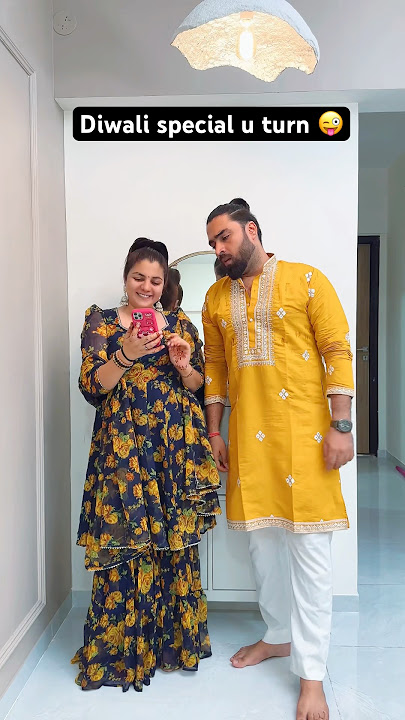 Diwali special u turn 😜 #comedy #nehabagga #restykamboj