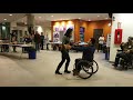 Wheelchair Bachata Demo at Community Research Night