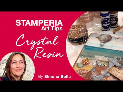 Stamperia ART Tips - Crystal Resin Jewels by Simona Bolla