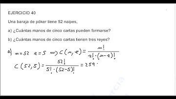 VARIACIONES, PERMUTACIONES Y COMBINACIONES (28), COMBINATORIA, EJERCICIO 40