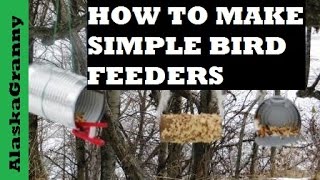 Make bird feeders that are extremely easy and fun to make with kids. Bird Seed http://amzn.to/2jCWP0H Each bird feeder is fun and 