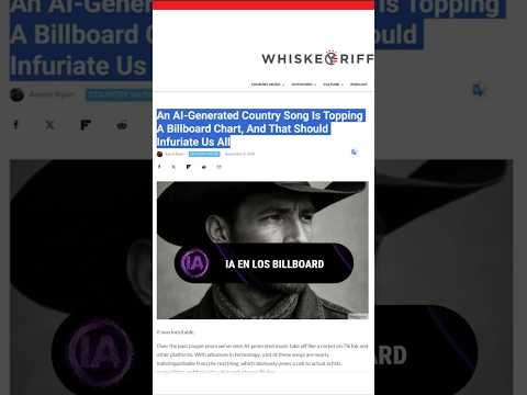 🤖 Una canción generada por IA lidera la lista billboard country | 🤖 #ia #chatgpt #billboard