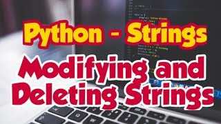 Modifying and Deleting Strings | Chapter 8 | 8.4 | XII STD CS | #TNSCERT