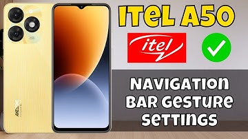 Change back button and navigation bar gesture itel A50 || Navigation bar gesture settings