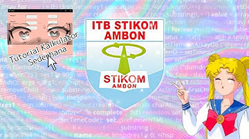 Tutorial Kalkulator Sederhana Menggunakkan VB 6.0 - UTS VISUAL BASIC || STIKOM AMBON