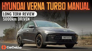 Hyundai Verna 5000km Long Term Review| Turbo Manual | CarDekho.com