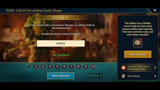 Call Of The Arbiter Code Chase Episode 1 Galek