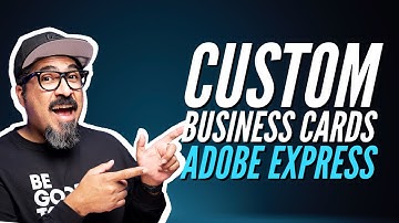 How to Design Business Cards with Adobe Express