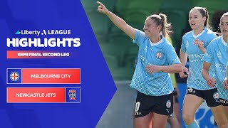 Melbourne City v Newcastle Jets - Highlights | Liberty A-League 2023-24 | Round SF2