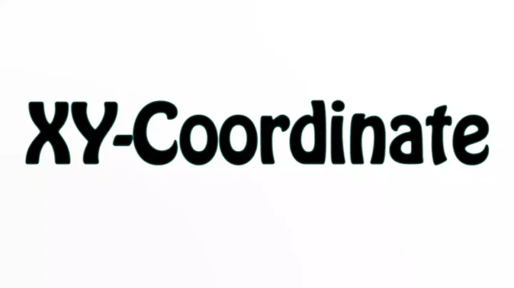 Learn How To Pronounce XY Coordinate