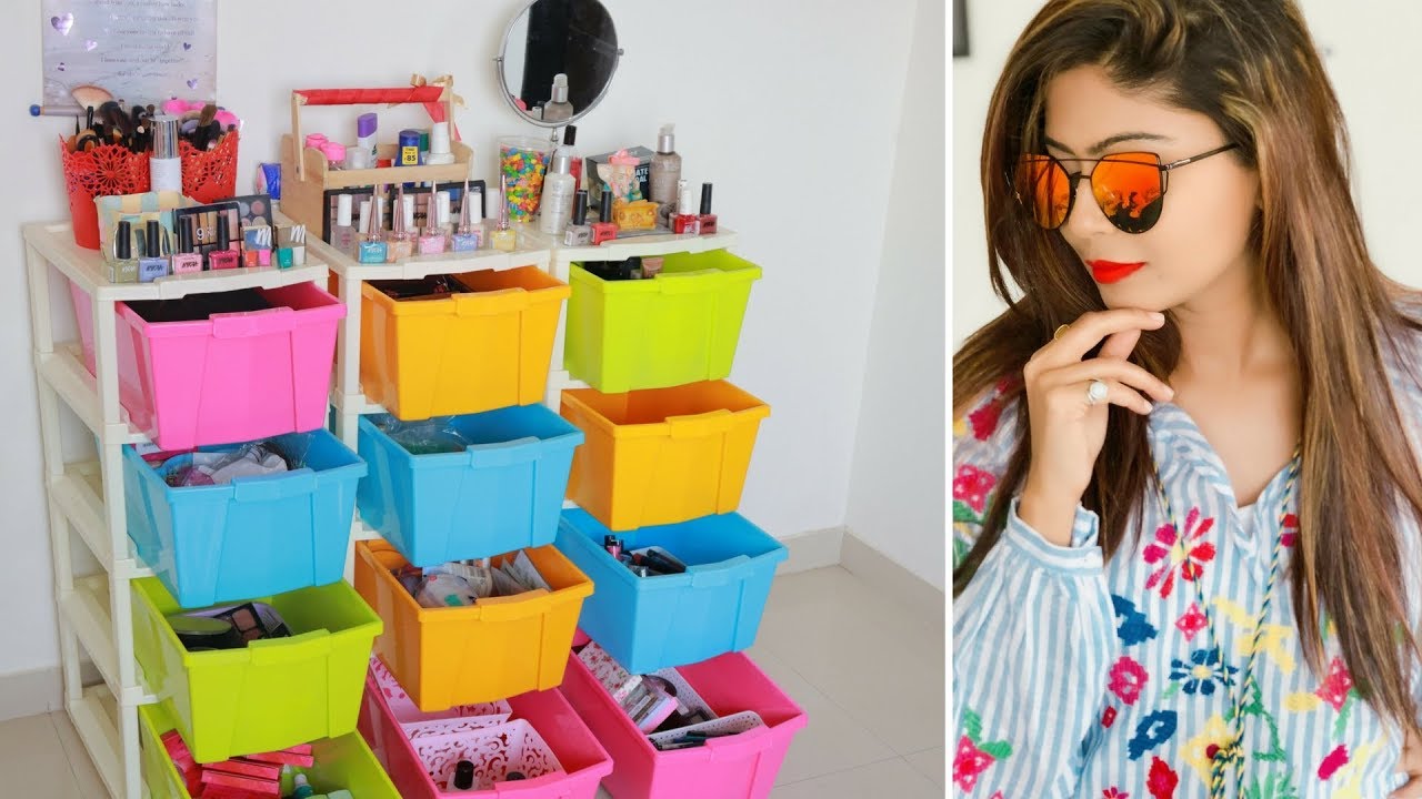 My Makeup Collection And Storage 2018 Rinkal Soni YouTube