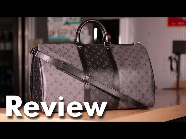 LIMITED Louis Vuitton Reverse Eclipse Keepall Bandouliere 50