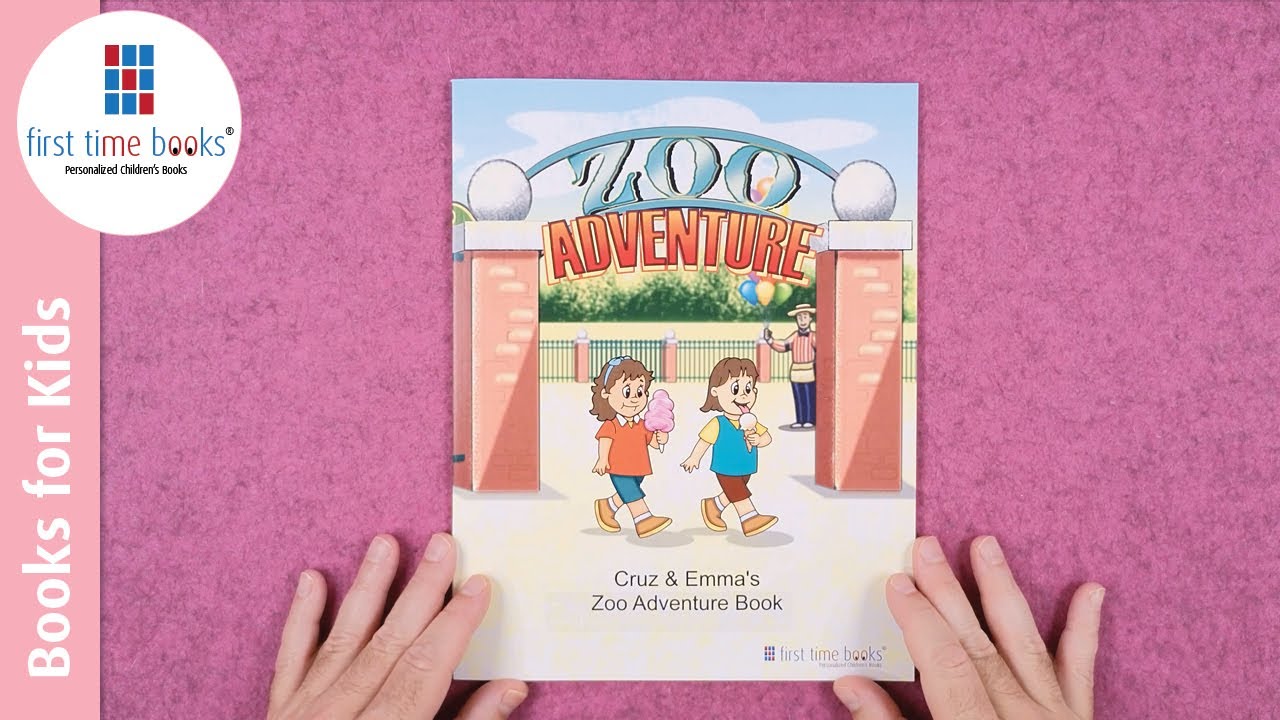 Cruz & Emma’s Zoo Adventure - Personalized Children’s Books - First Time Books