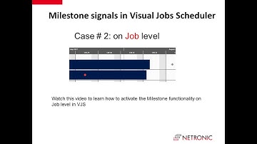 #1 How to activate the milestones functionality on Jobs Level in the Visual Jobs Scheduler for NAV