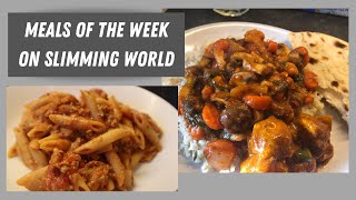 Meals of the week on Slimming World | Healthy family meals