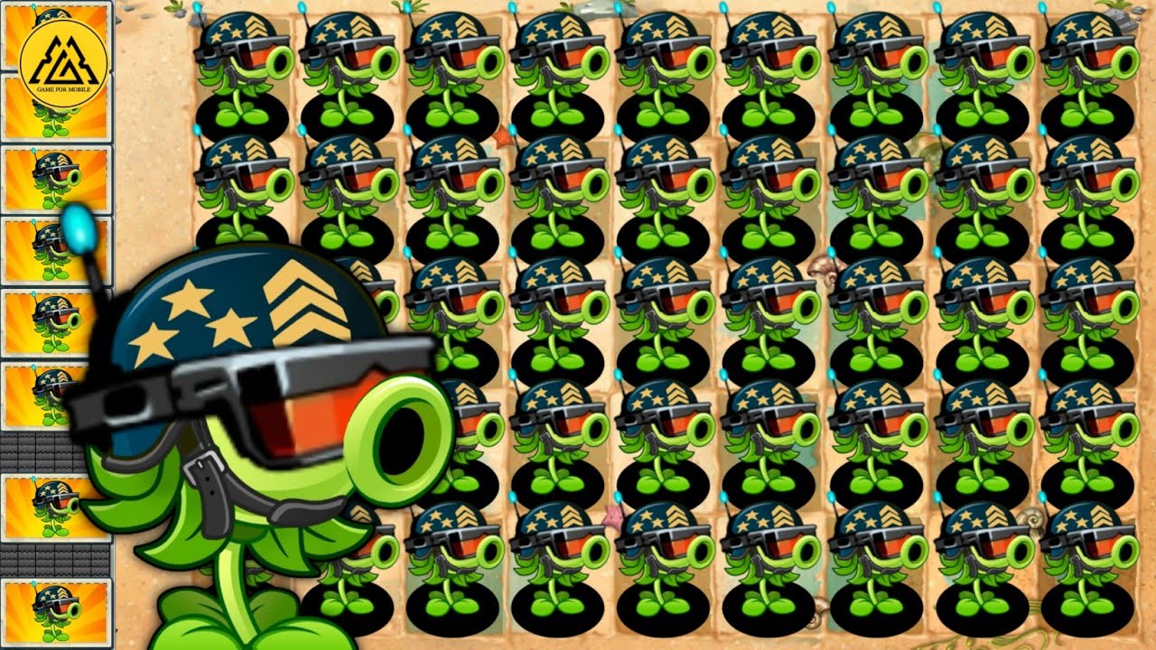 Pvz 2 999 Gatling Pea Vs 999 Buckethead !! Plants Vs. Zombies 2 - YouTube