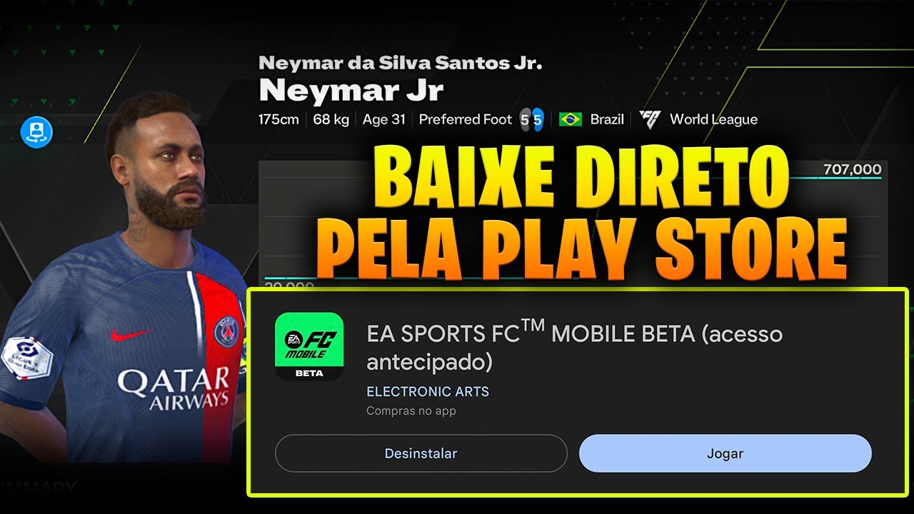 como baixar ea sports fc mobile beta