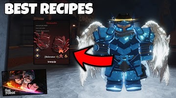 The BEST Armor & Weapon Recipes In The Forge!