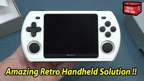 What An Amazing Retro Handheld !! - Powkiddy RK2023 Unboxing
