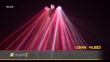 BeamZ MultiACIS3 LED with Laser, Strobe & Derby DJ Light