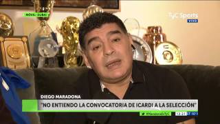 Maradona: 'Que Verón arme la lista de Inglaterra y no la de Argentina