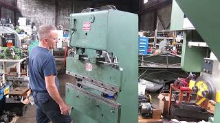Chicago Model 135 Press Brake 4′ x 15 Ton @ Mullin Machinery of NJ