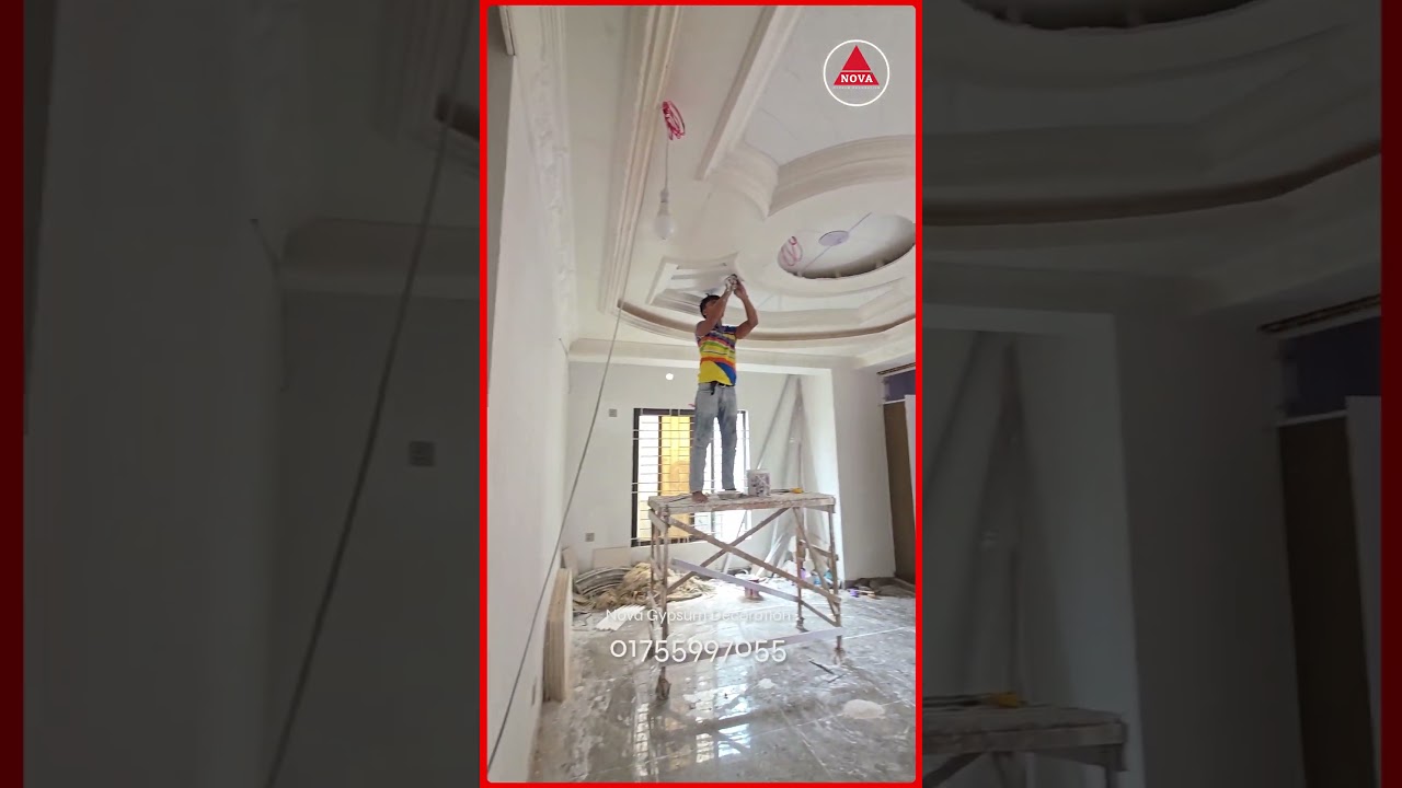 Professional Ceiling Installation Work  Interior Design BD #shorts