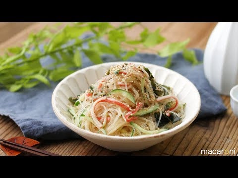 箸が止まらない！めんつゆマヨ の 春雨サラダ の レシピ 作り方