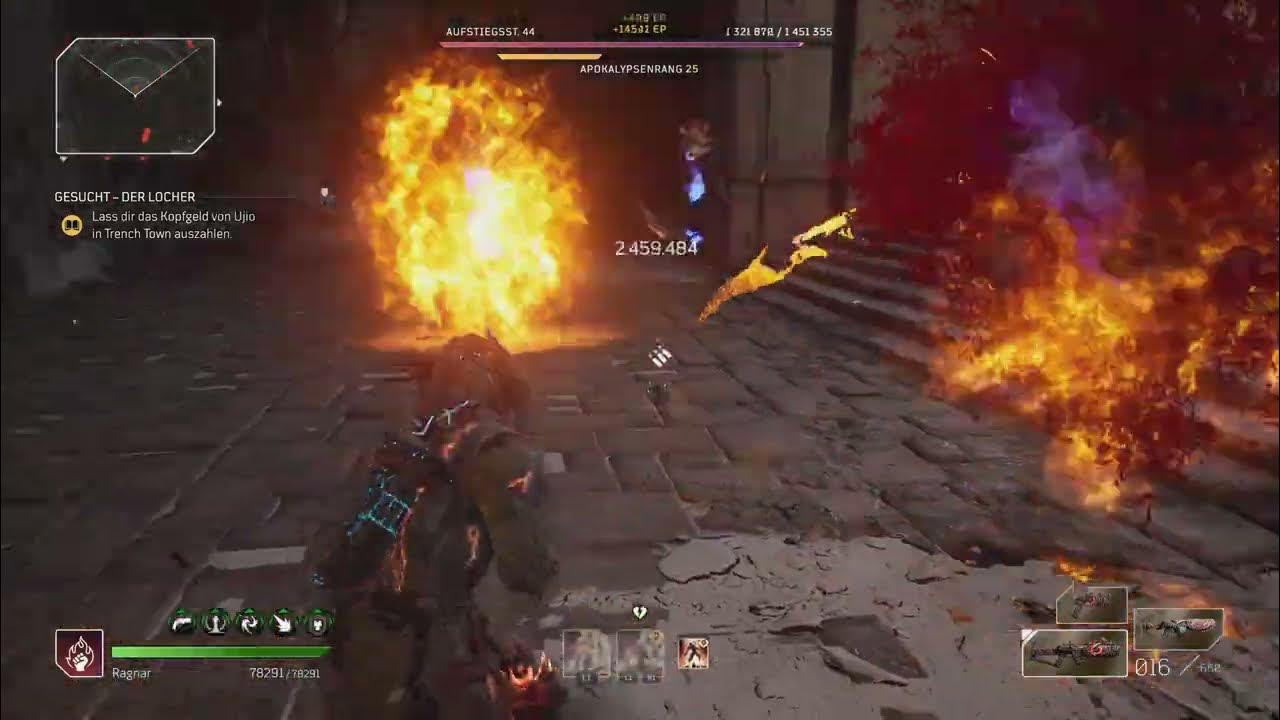 Outriders /Pyro Eruption build / Apo 25 Gear 59 YouTube