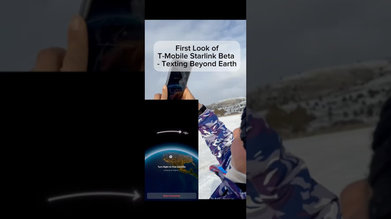 Sending Texts: T-Mobile and SpaceX  Beta Test Preview