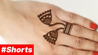 New Year 2021 Special Jewellery Henna Design - Simple Mehndi Design Finger Jewelry Type #shorts