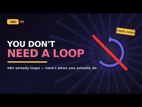 n8n Loop Over Items — When You Need It and When You Don't