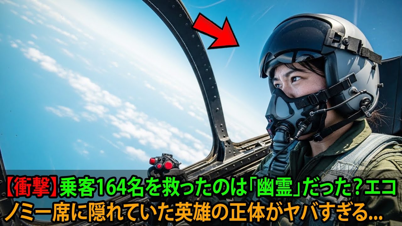 【衝撃】乗客164名を救ったのは「幽霊」だった？エコノミー席に隠れていた英雄の正体がヤバすぎる...