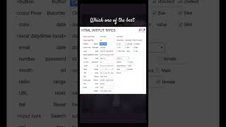 HTML Input Tags List Tutorial For Beginners (Web Development